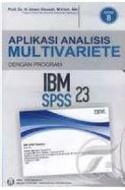APLIKASI ANALISIS MULTIVARIETE