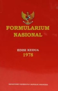 Image of FORMULARIUM NASIONAL EDISI 2 TAHUN 1978