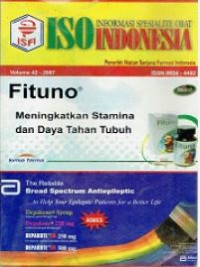 Image of ISO INFORMASI SPESIALITE OBAT INDONESIA VOL 42 - 2007