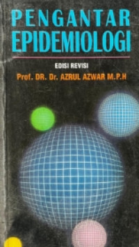 Image of PENGANTAR EPIDEMIOLOGI EDISI REVISI